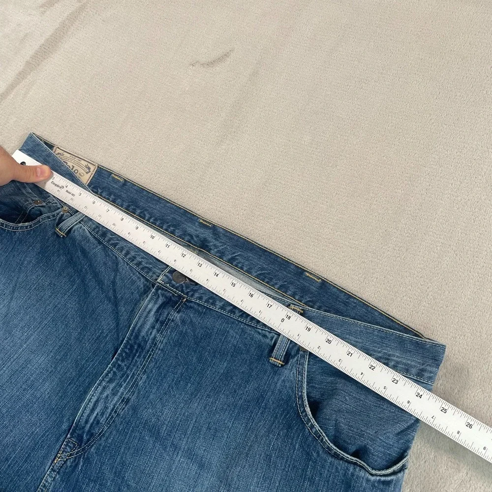 Polo Ralph Lauren Hampton Straight‎ Jeans Mens Big 48x30 Blue Denim Relaxed 48B
